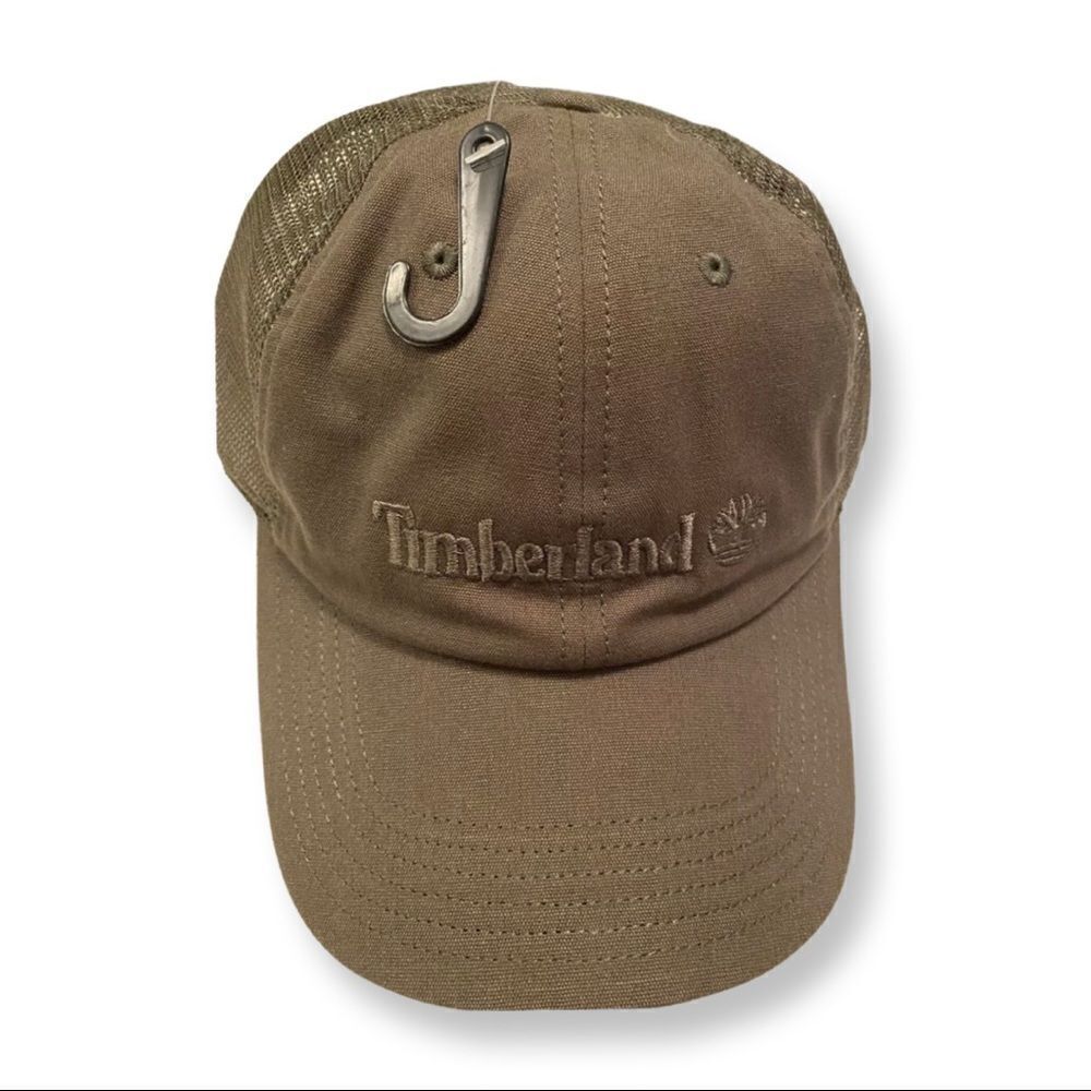 Timberland Baseball Cap Hat Green New Trucker  Mesh Adjustable snap back…